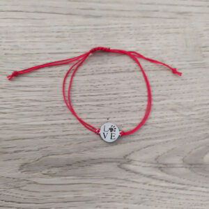 Bracelet rouge “Love “